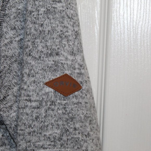 Orvis Men's size M Quarter Zip Sweater - Picture 3 of 8